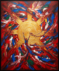 Araw ng Kalayaan – Freedom's Light, contemporary Filipino expressionist painting