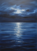 Dagat ng Katahimikan – Sea of Stillness, contemporary Filipino minimalist painting