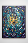 Pagbabago – Metamorphosis, contemporary Filipino figurative abstract painting